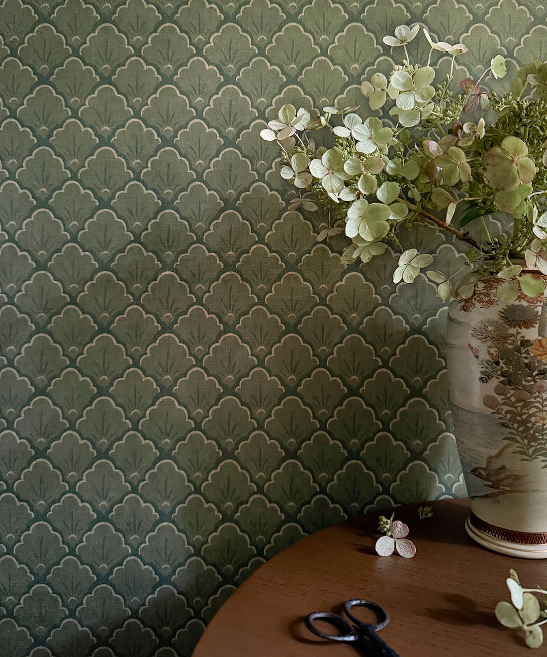 Shellyn Wallpaper, Moss
