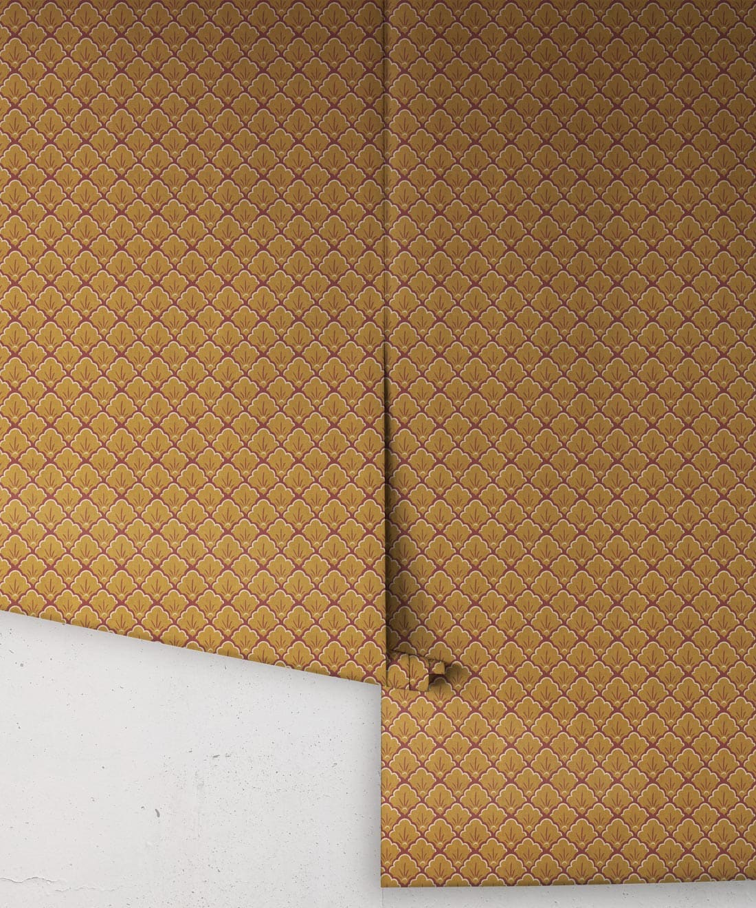 Shellyn Wallpaper, Ochre