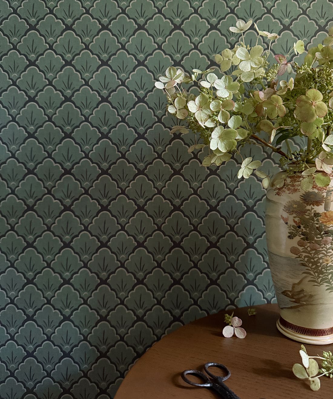 Shellyn Wallpaper, Teal