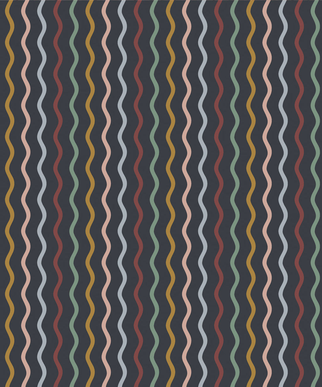 Topsy-Turvey Wallpaper, Night Rainbow