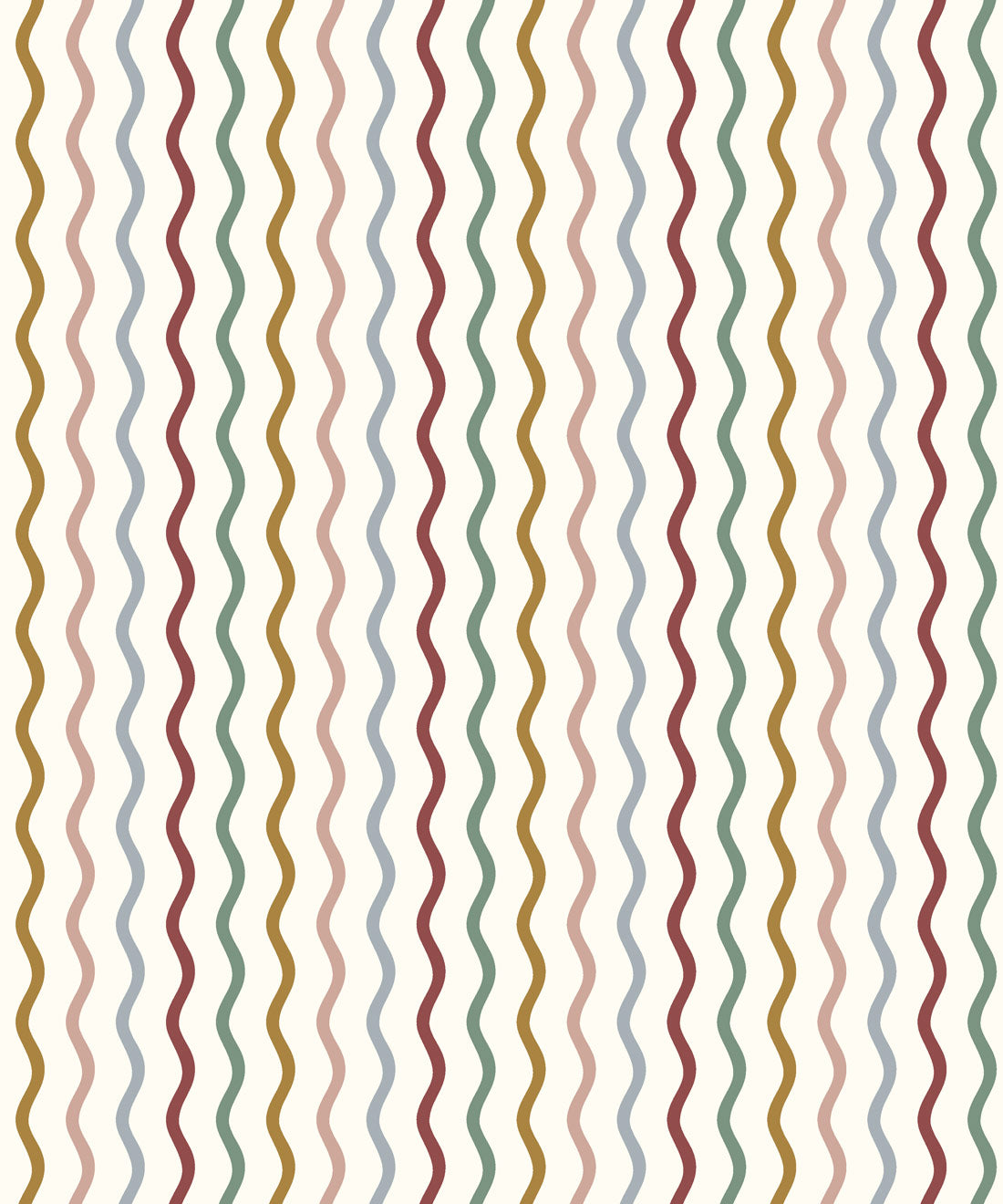 Topsy-Turvey Wallpaper, Rainbow