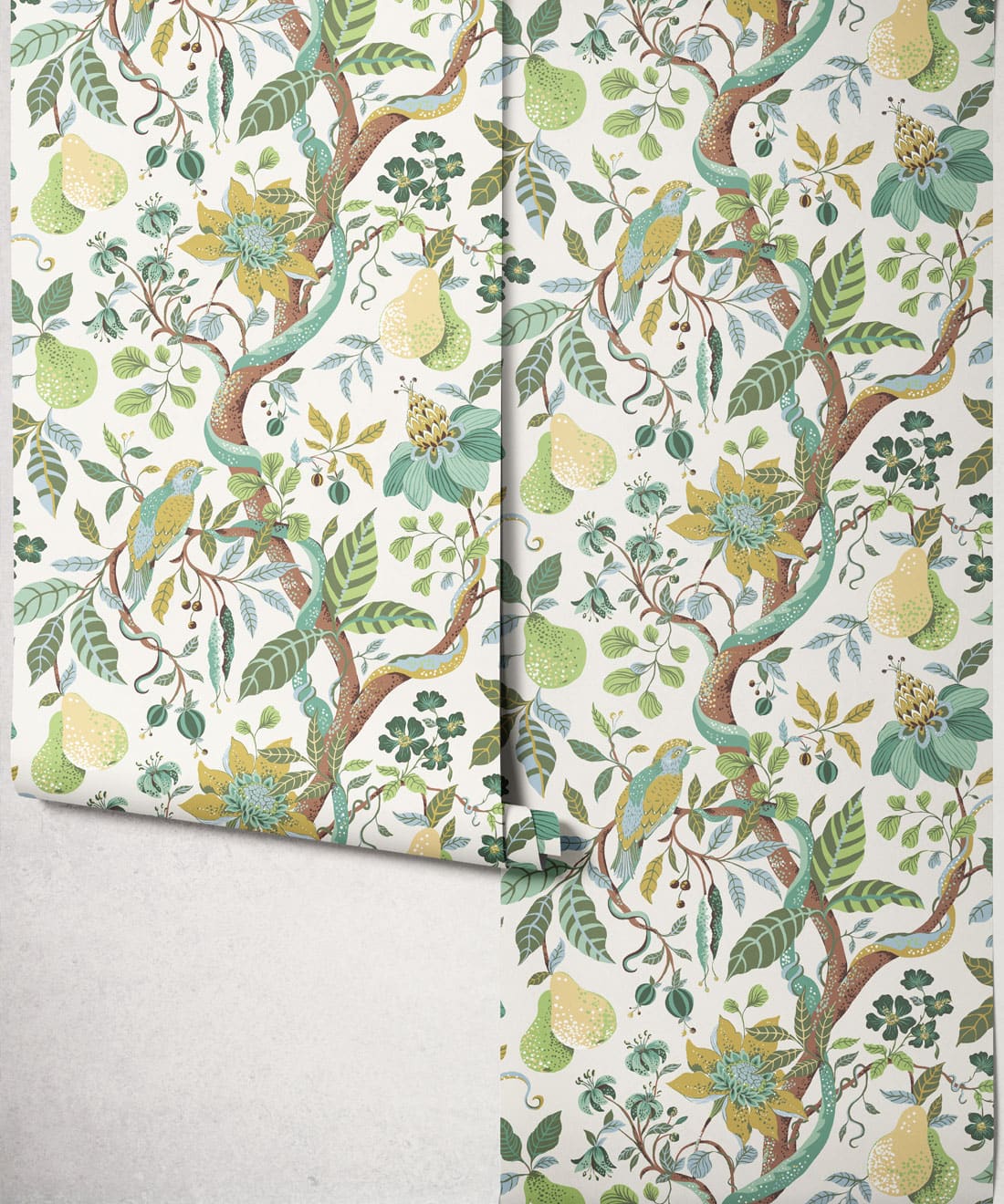 Pear Tree Wallpaper, Seaglass