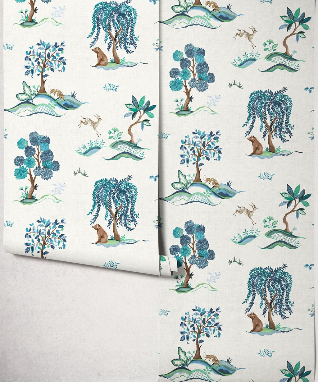 Willow Wood Wallpaper, River