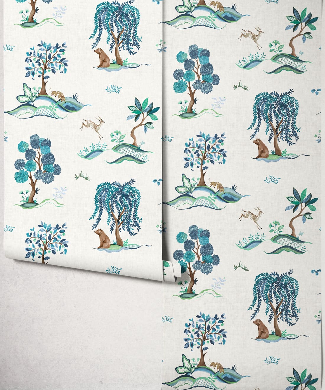 Willow Wood Wallpaper, River
