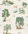 Willow Wood Wallpaper, Seaglass