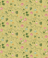 Moonflower Wallpaper, Chartreuse