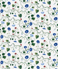 Moonflower Wallpaper, Cobalt