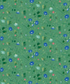 Moonflower Wallpaper, Emerald