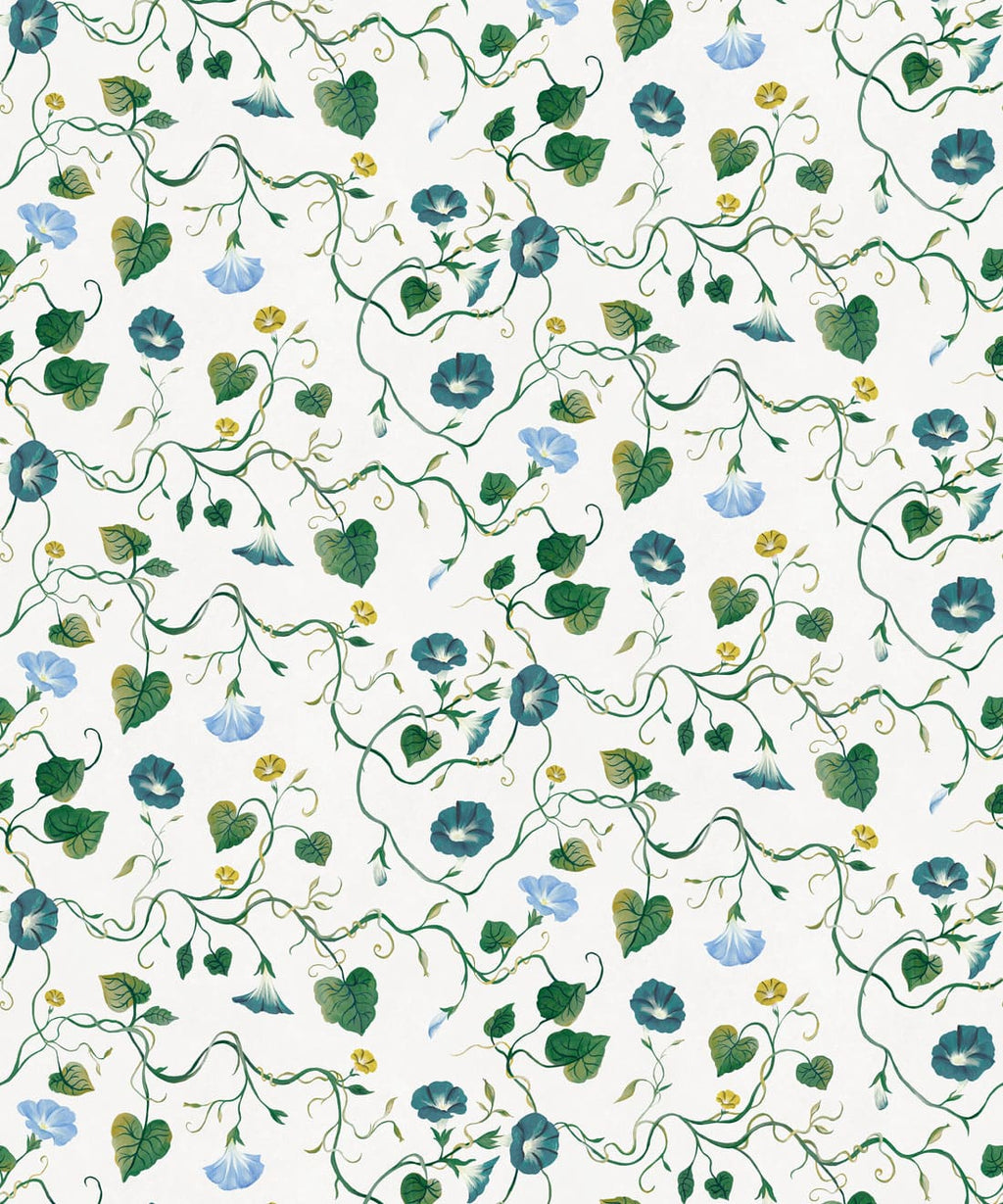 Moonflower Wallpaper, Seaglass