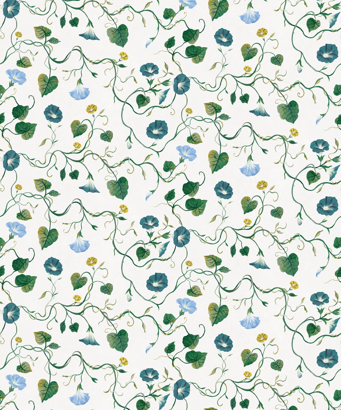 Moonflower Wallpaper, Seaglass