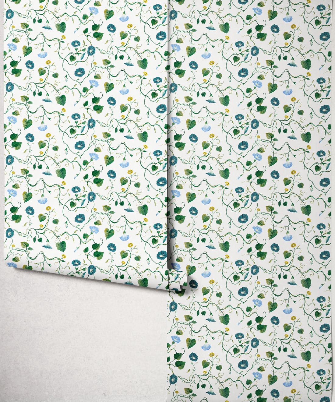 Moonflower Wallpaper, Seaglass