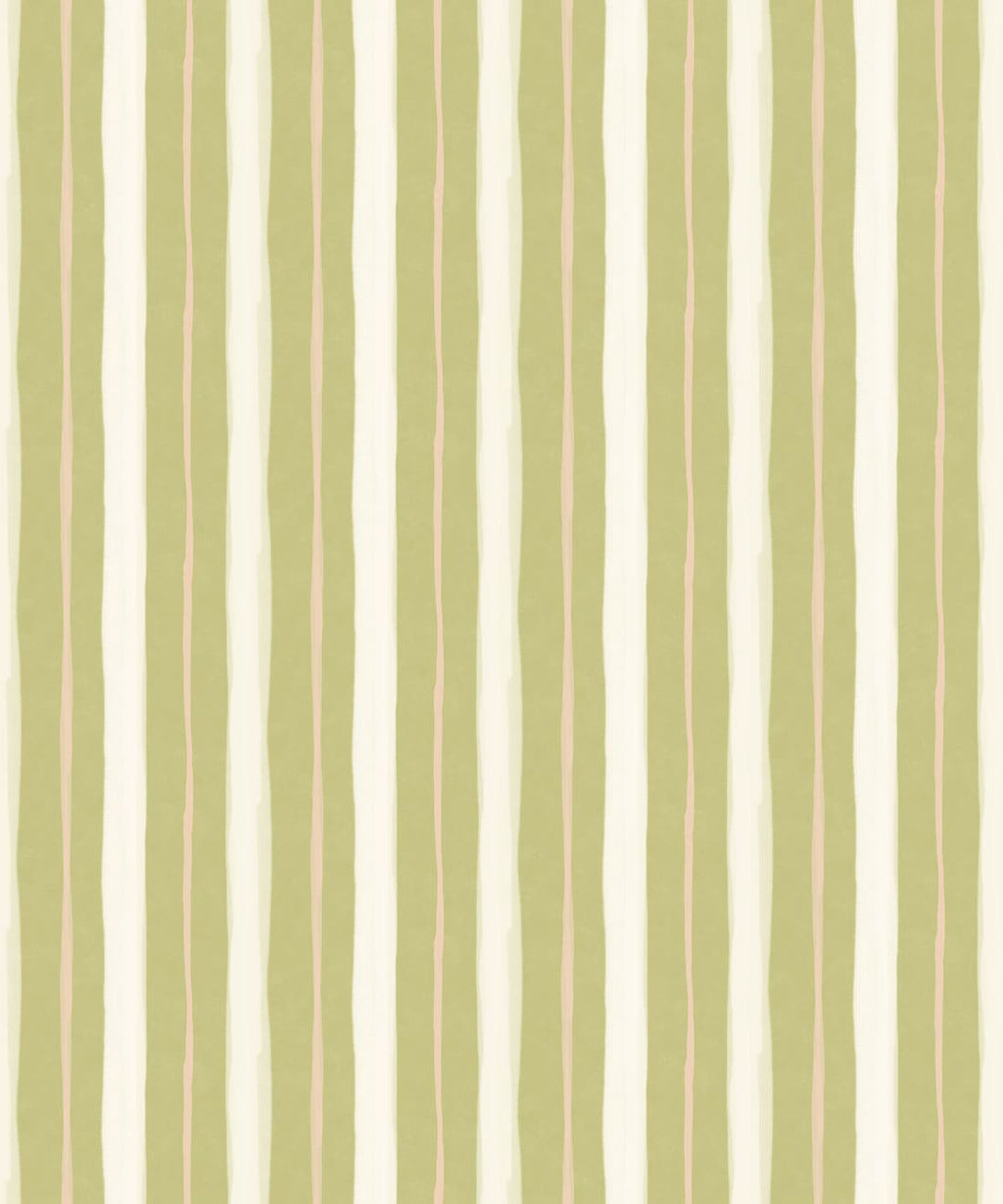 Palette Stripe Wallpaper, Chartreuse