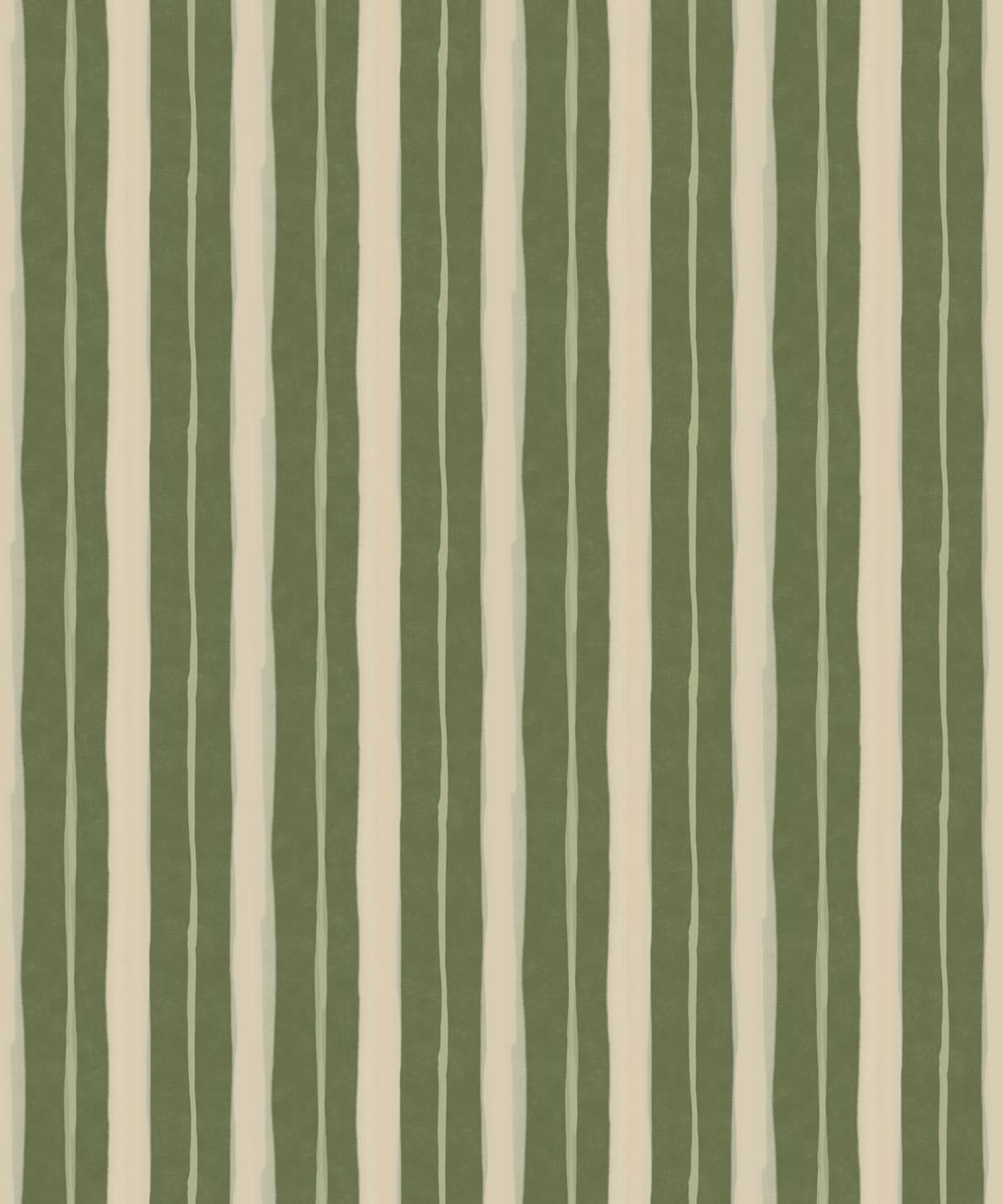 Palette Stripe Wallpaper, Olive