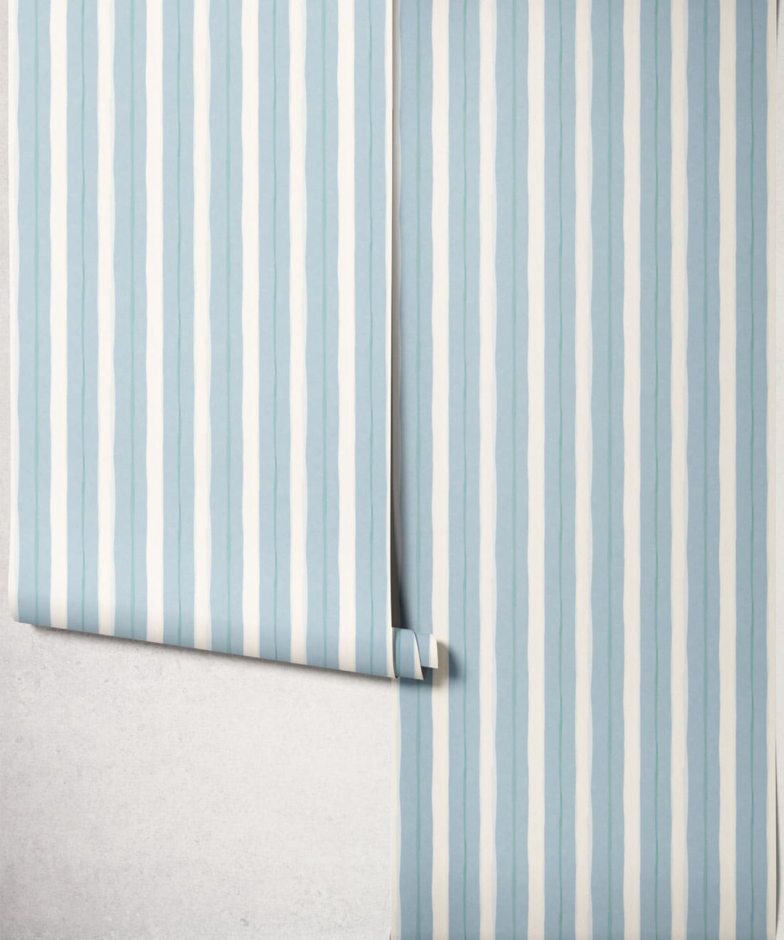 Palette Stripe Wallpaper, Powder