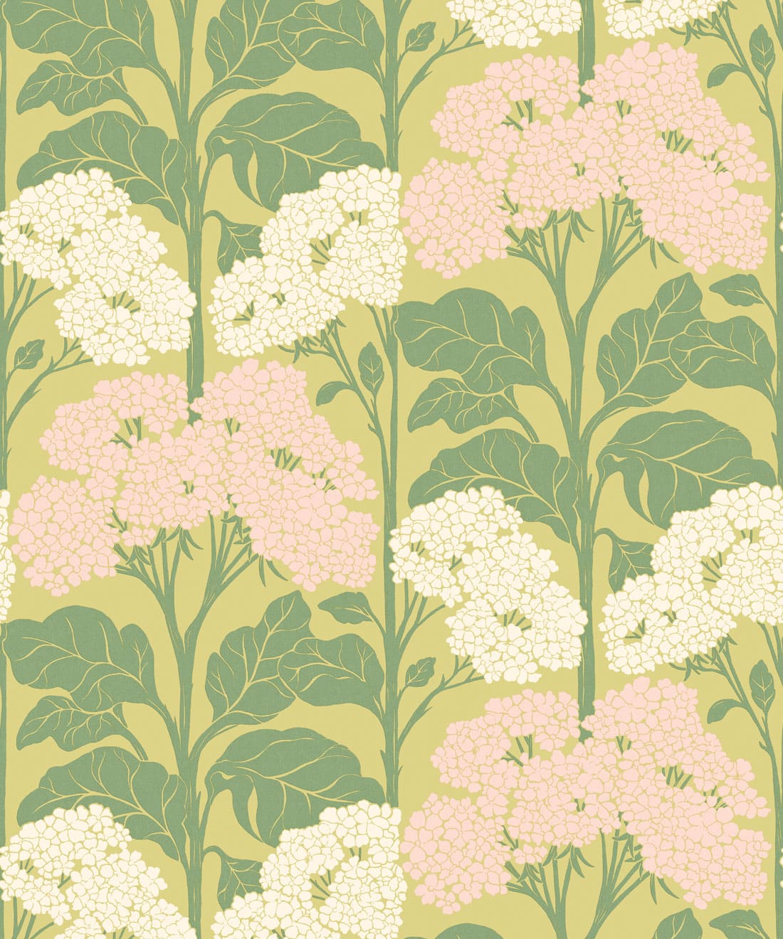 Cow Parsley Wallpaper, Chartreuse