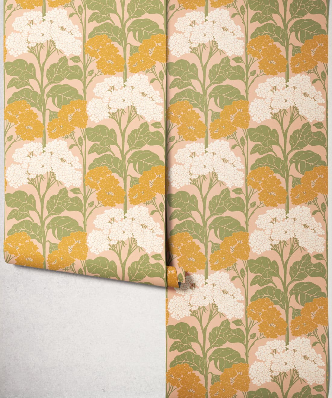 Cow Parsley Wallpaper, Dusky