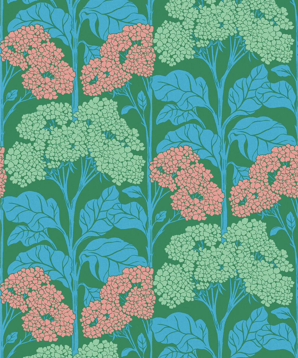 Cow Parsley Wallpaper, Emerald
