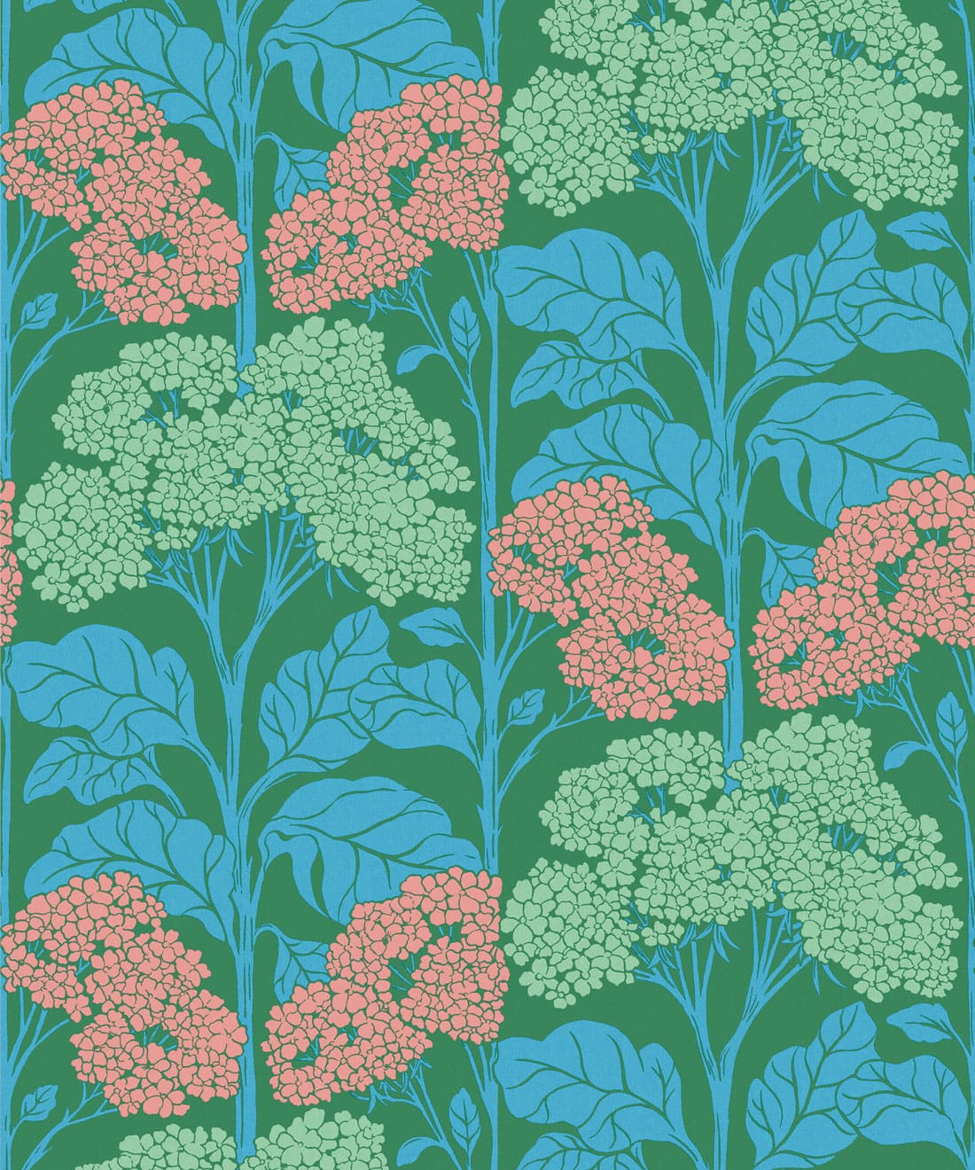 Cow Parsley Wallpaper, Emerald