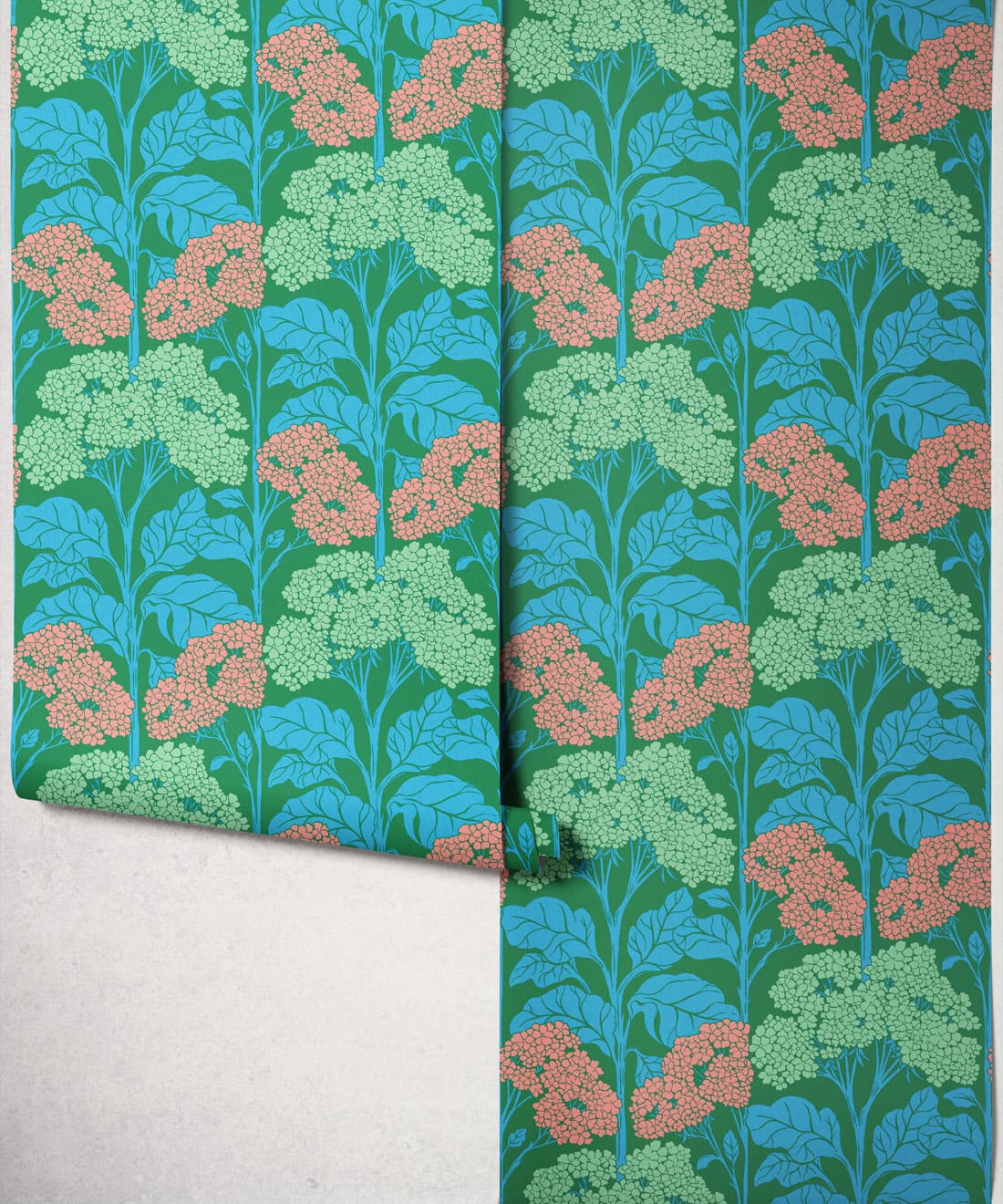 Cow Parsley Wallpaper, Emerald