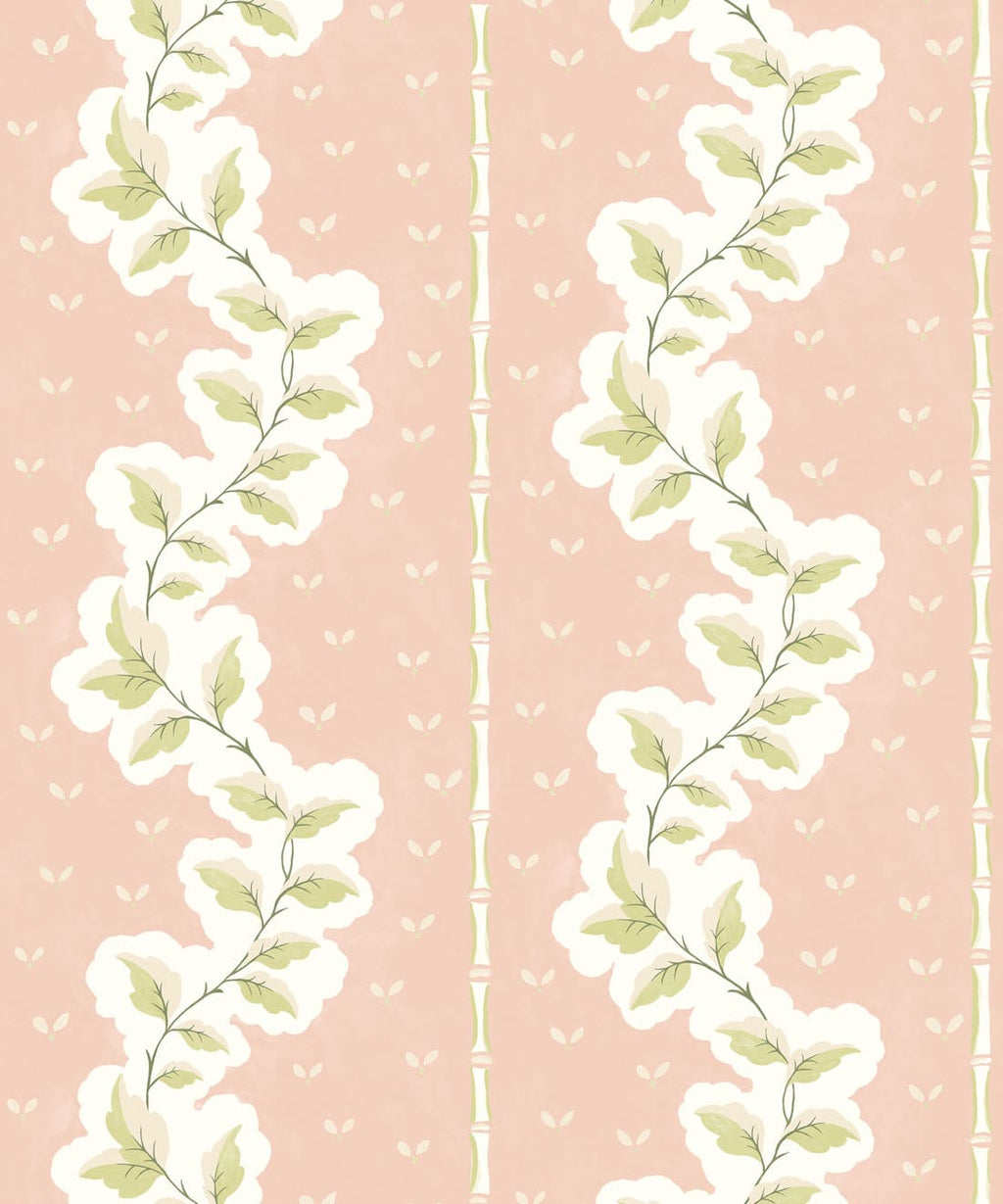Silk Road Wallpaper, Blush