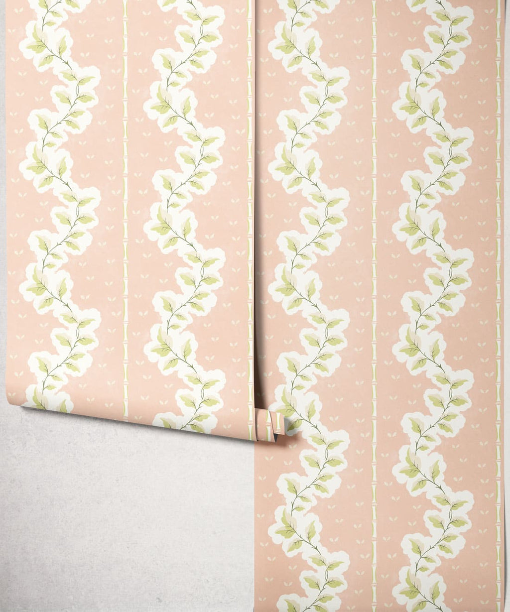 Silk Road Wallpaper, Blush