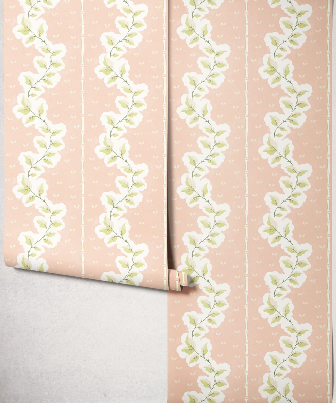 Silk Road Wallpaper, Blush