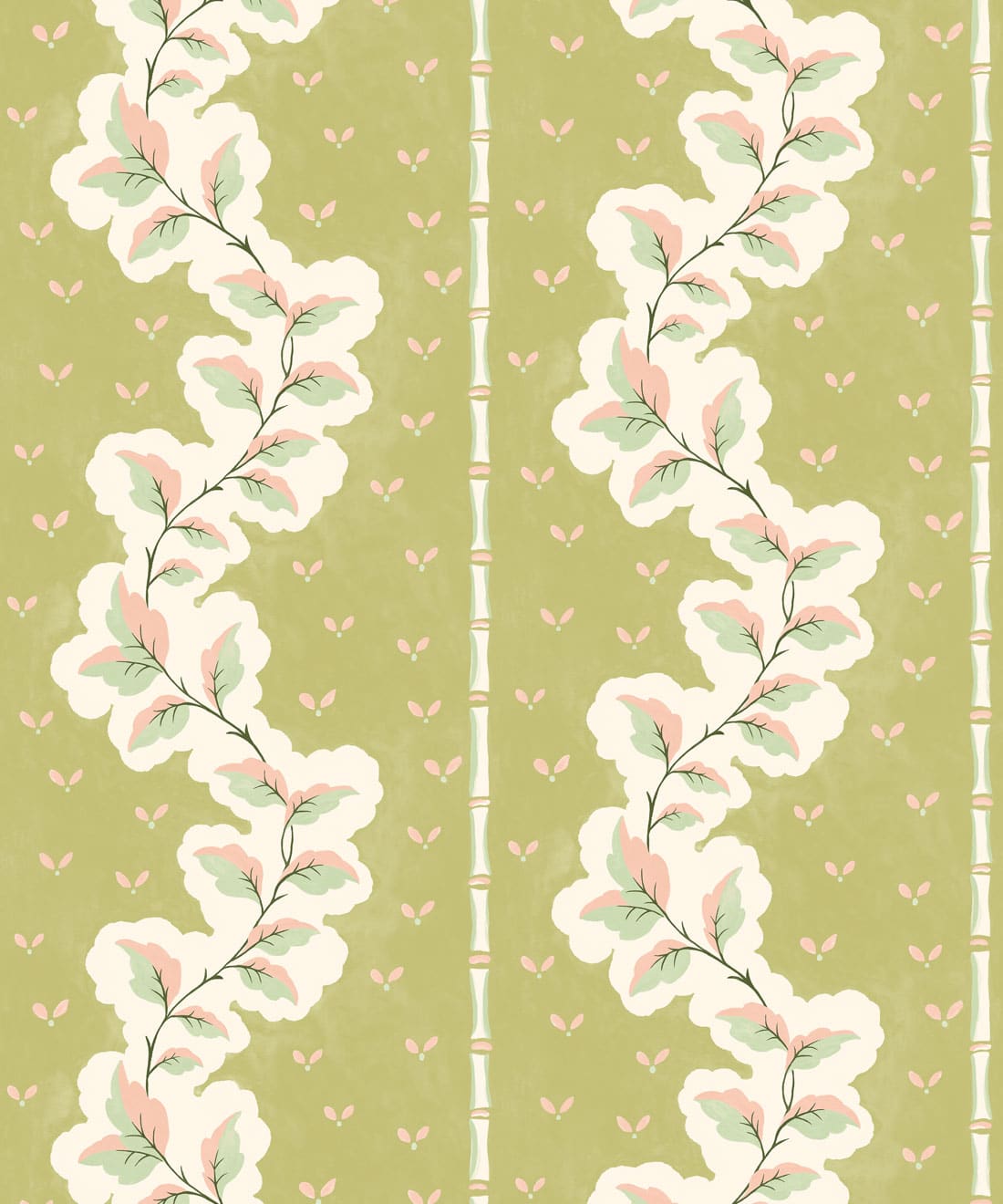 Silk Road Wallpaper, Chartreuse