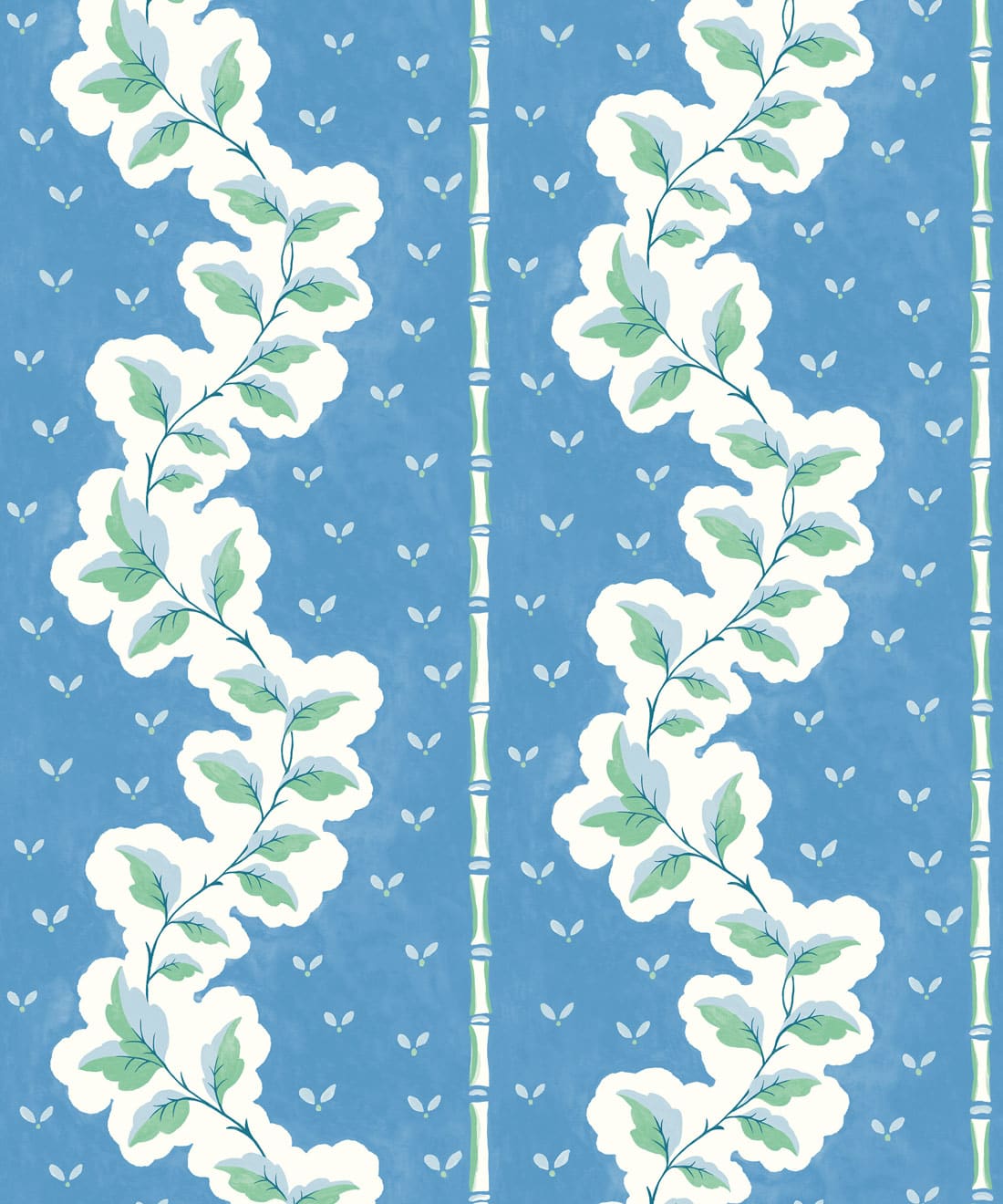 Silk Road Wallpaper, Cobalt