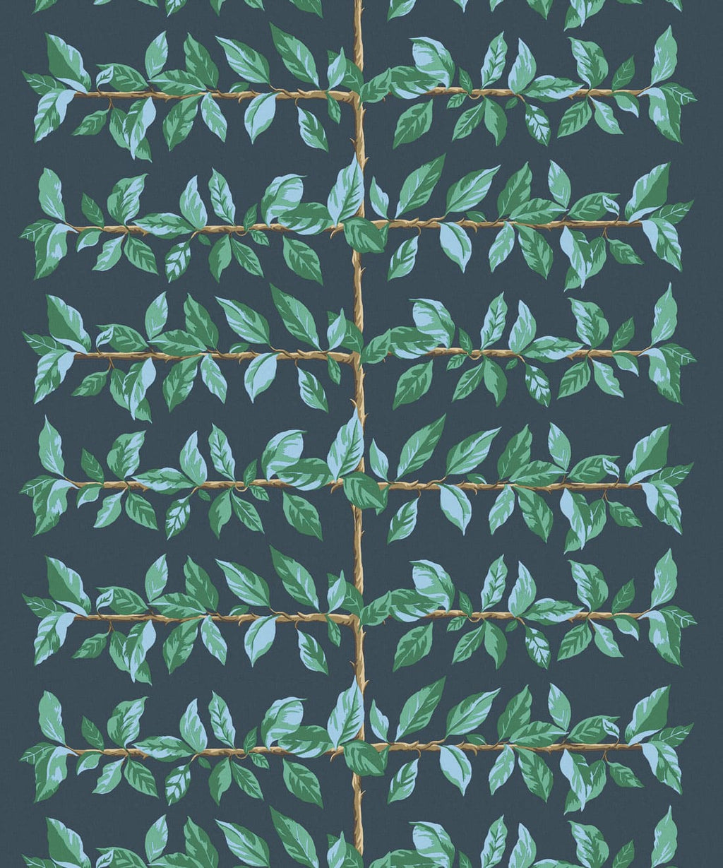 Pergola Wallpaper, Indigo