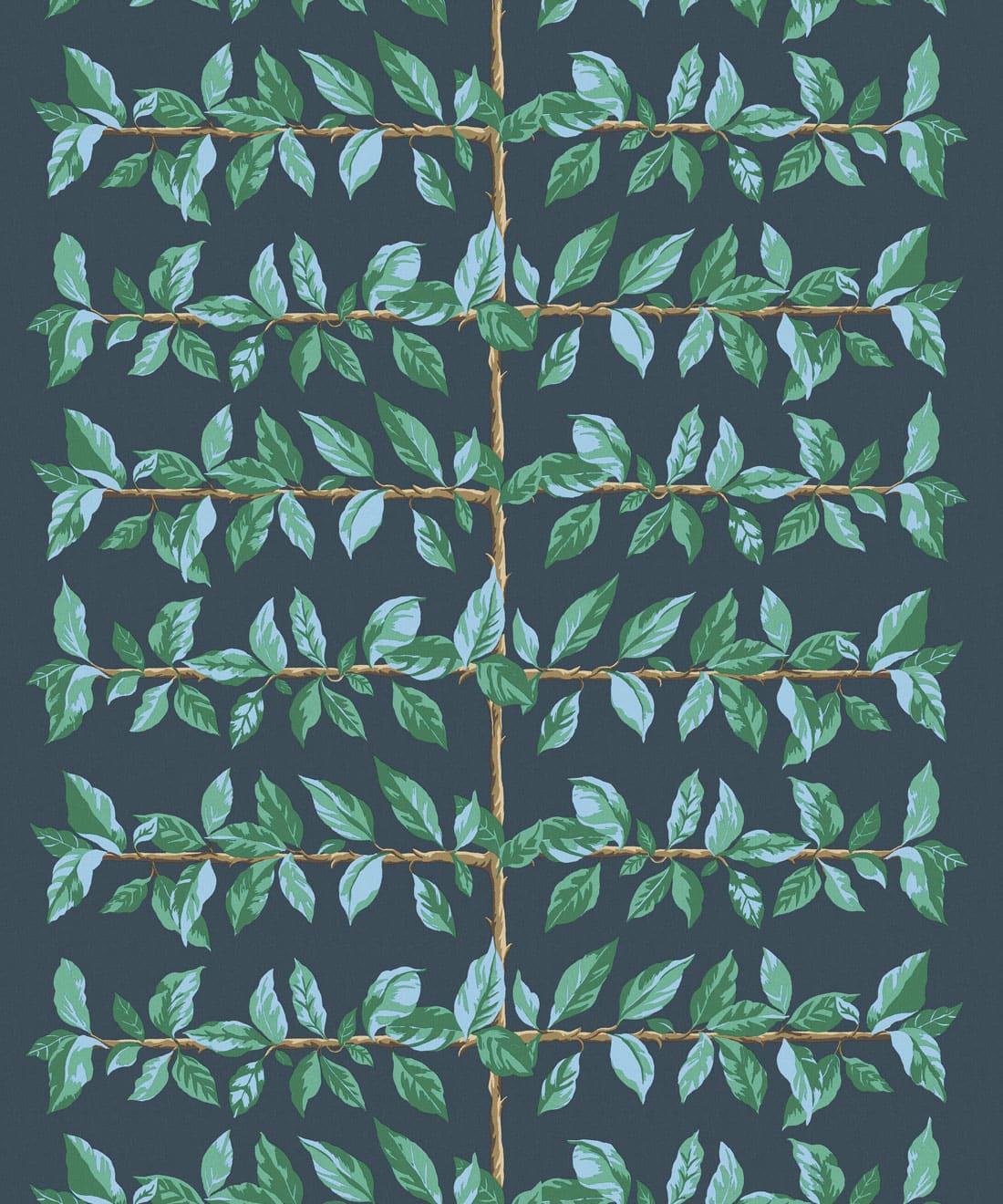 Pergola Wallpaper, Indigo