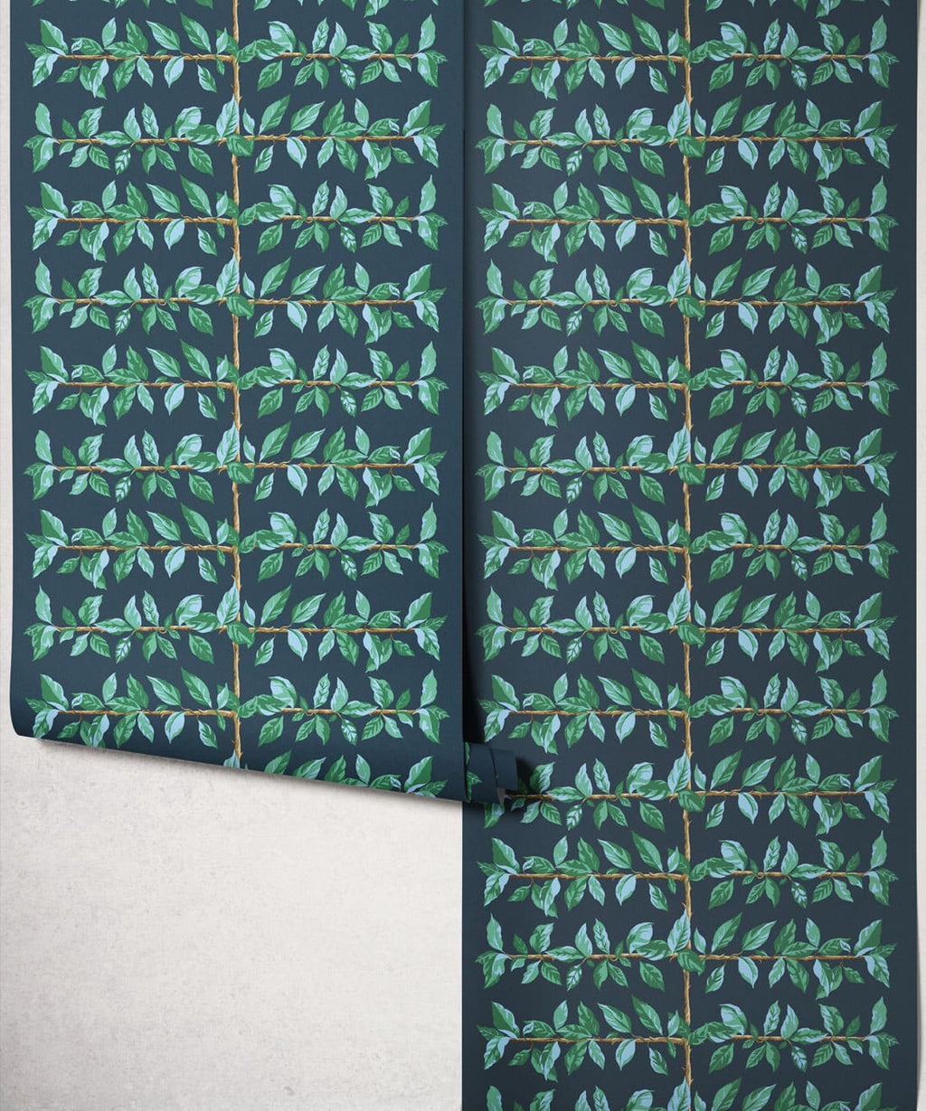 Pergola Wallpaper, Indigo