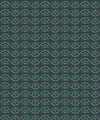 Rosette Wallpaper, Teal