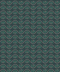 Rosette Wallpaper, Teal