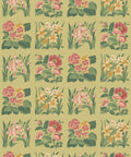 Flower Patch Wallpaper, Chartreuse