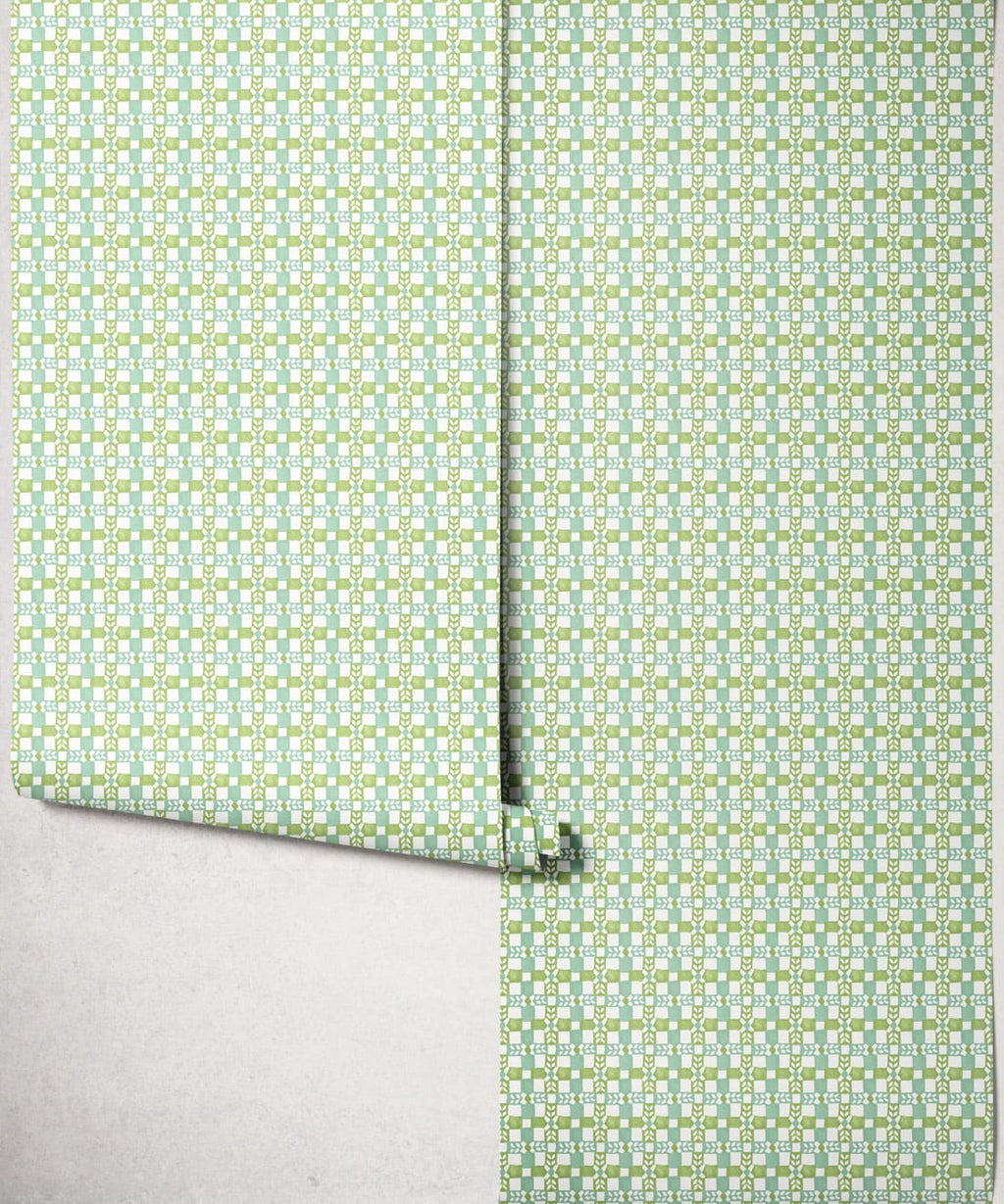 Wicker Wallpaper, Aqua