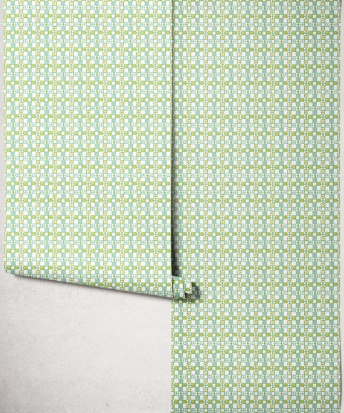 Wicker Wallpaper, Aqua