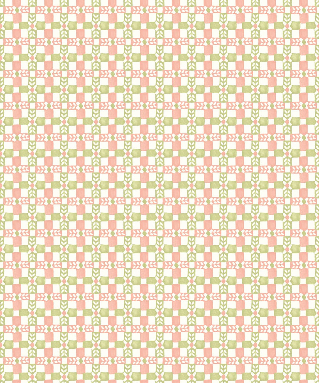 Wicker Wallpaper, Coral