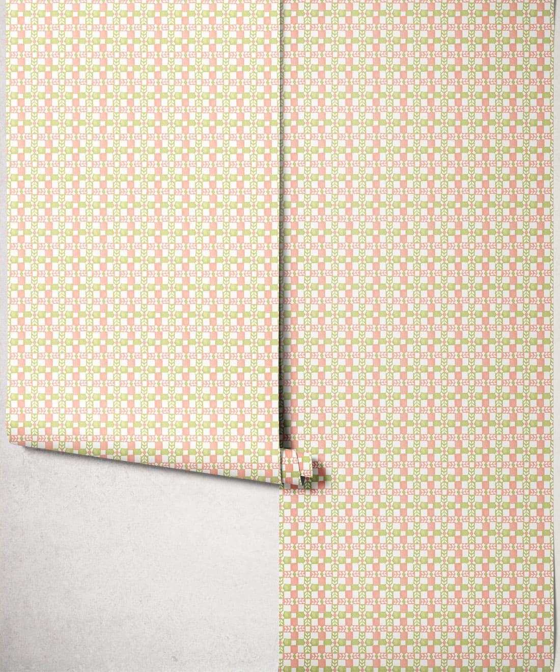 Wicker Wallpaper, Coral