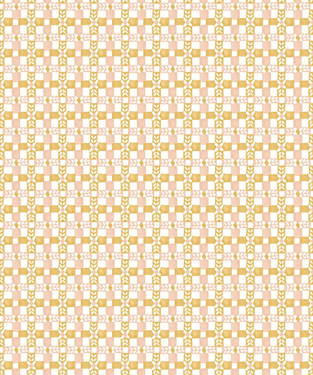 Wicker Wallpaper, Ochre