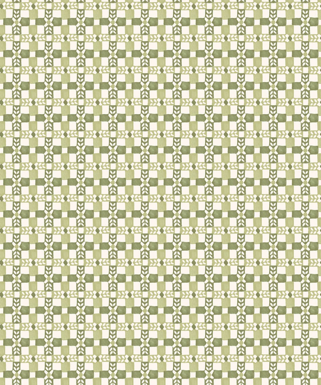 Wicker Wallpaper, Olive