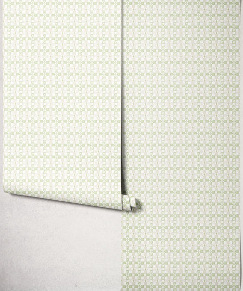 Wicker Wallpaper, Sage