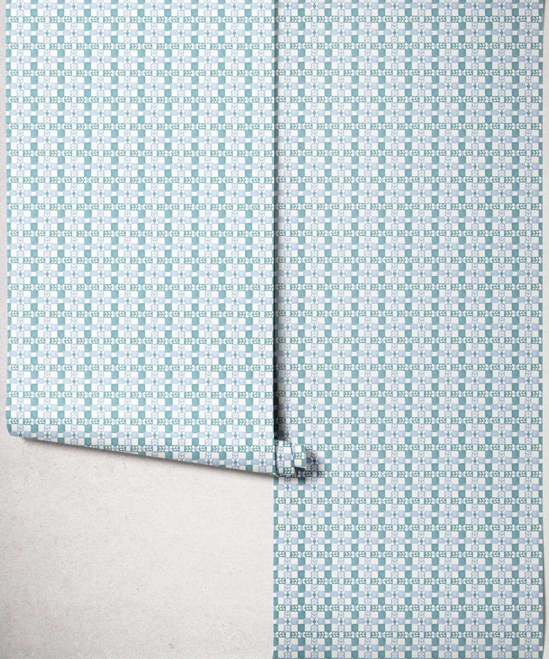 Wicker Wallpaper, Teal