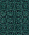 Sundial Wallpaper, Teal