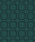 Sundial Wallpaper, Teal