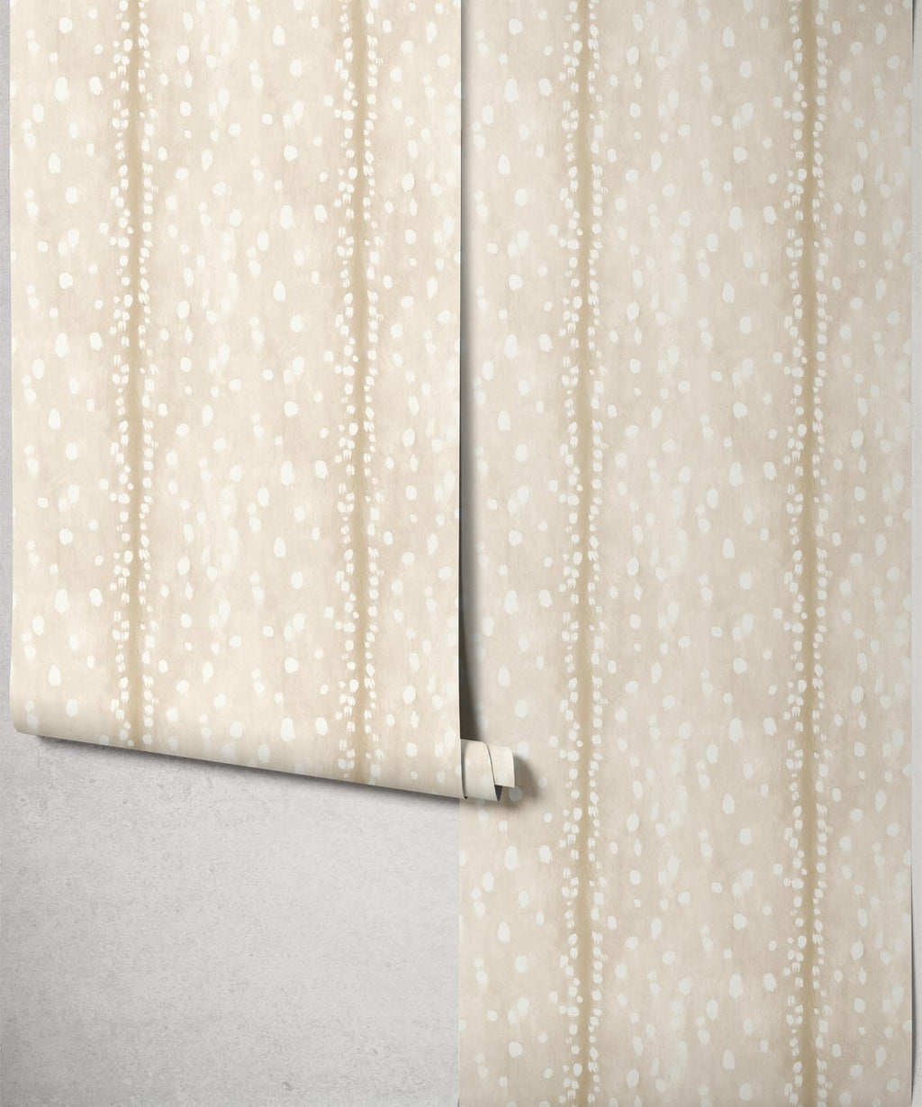 Fawn Spot Wallpaper, Ivory