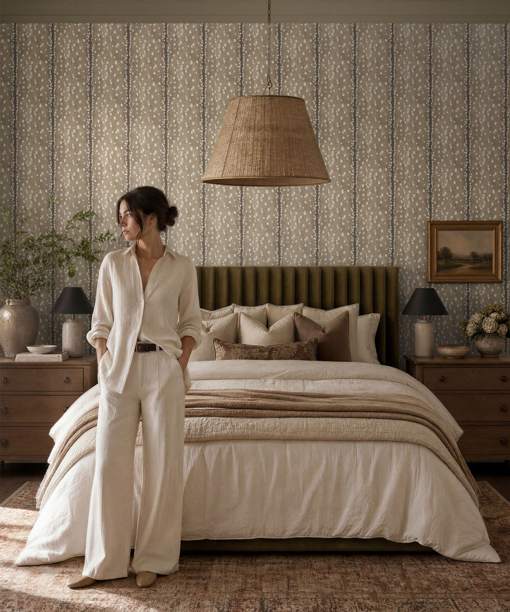 Fawn Spot Wallpaper, Mink