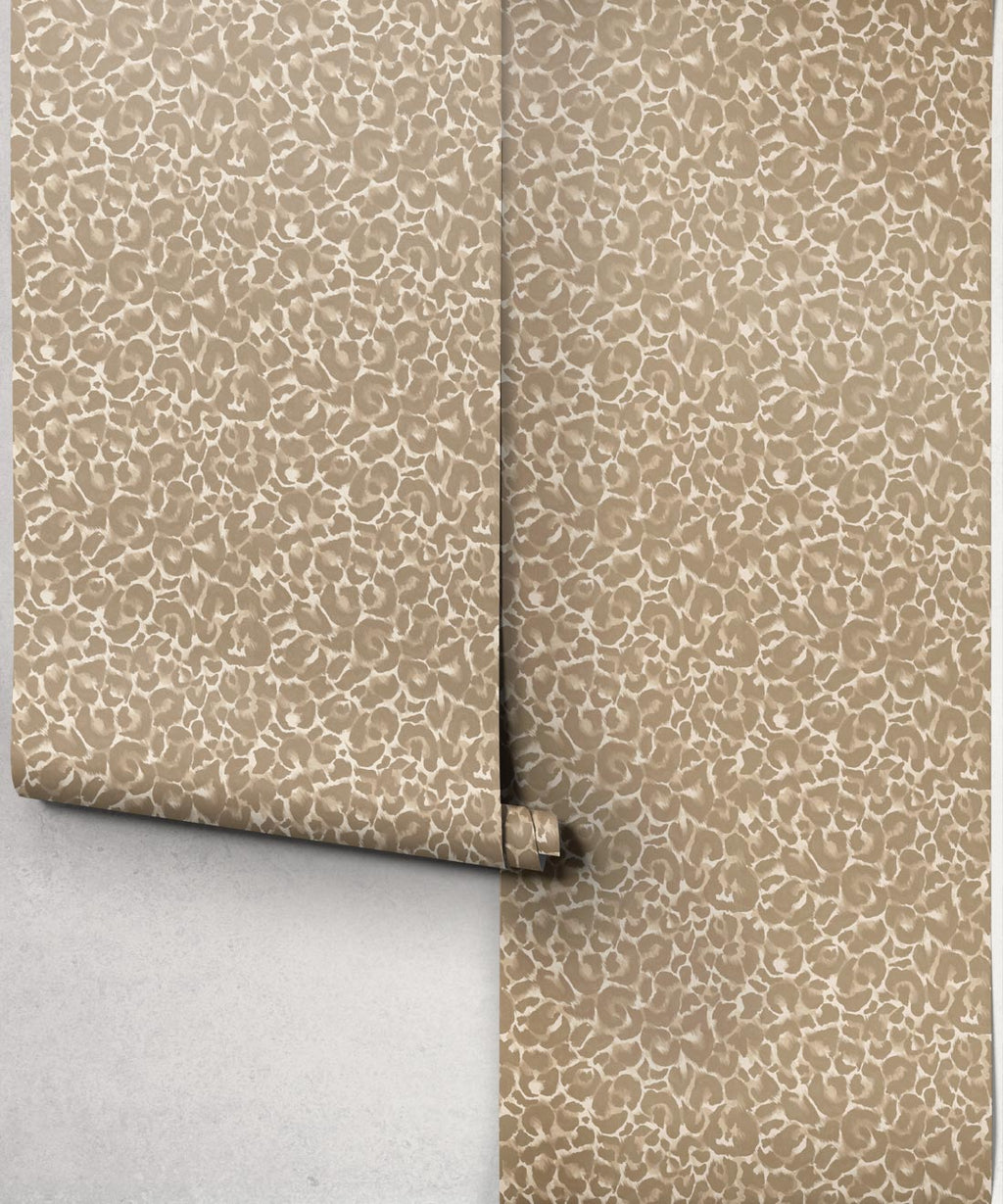 Wildcat Wallpaper, Taupe