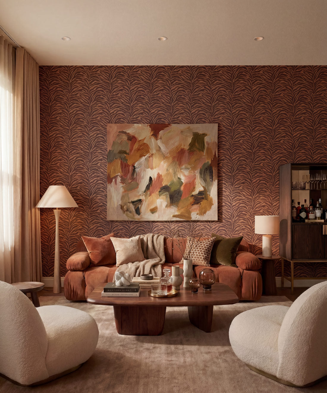 Serengeti Stripe Wallpaper, Tiger