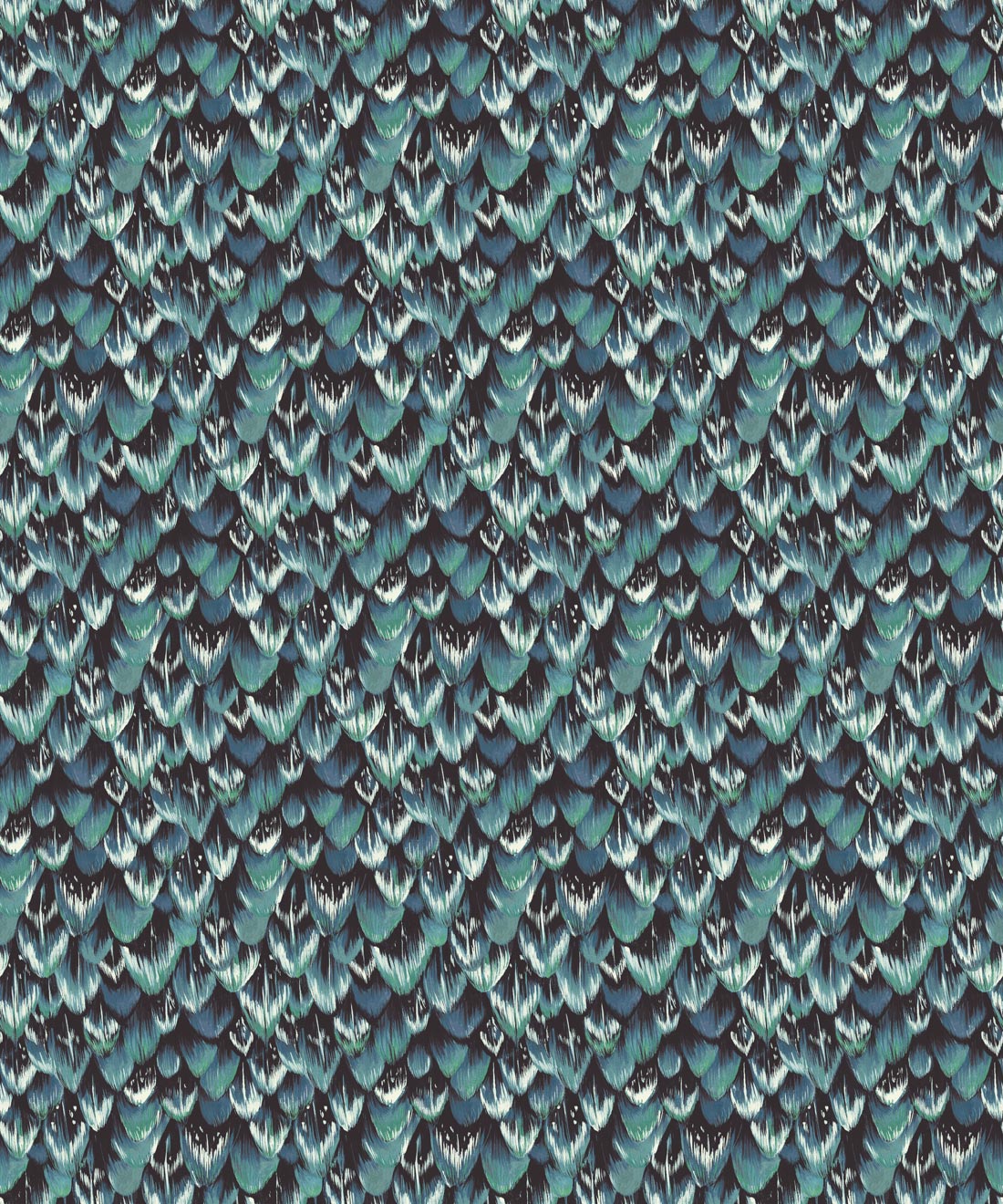 Tail Feather Wallpaper, Peacock