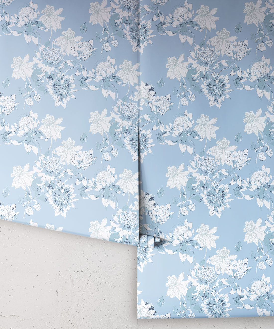 Protea Wallpaper, Blue Bell